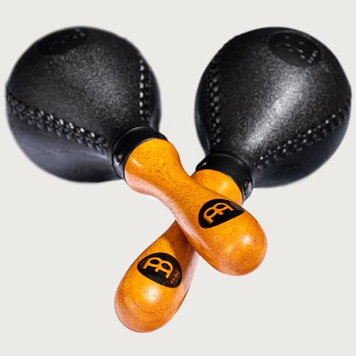 Meinl Percussion, Standard Size with ABS Plastic Wooden Concert Maracas Hand Shaker Rattles with All-weather Synthetic Shells — NOT MADE IN CHINA — Solid Wood Handles, 2-YEAR WARRANTY (PM2BK) - Image 4