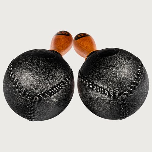 Meinl Percussion, Standard Size with ABS Plastic Wooden Concert Maracas Hand Shaker Rattles with All-weather Synthetic Shells — NOT MADE IN CHINA — Solid Wood Handles, 2-YEAR WARRANTY (PM2BK) - Image 5