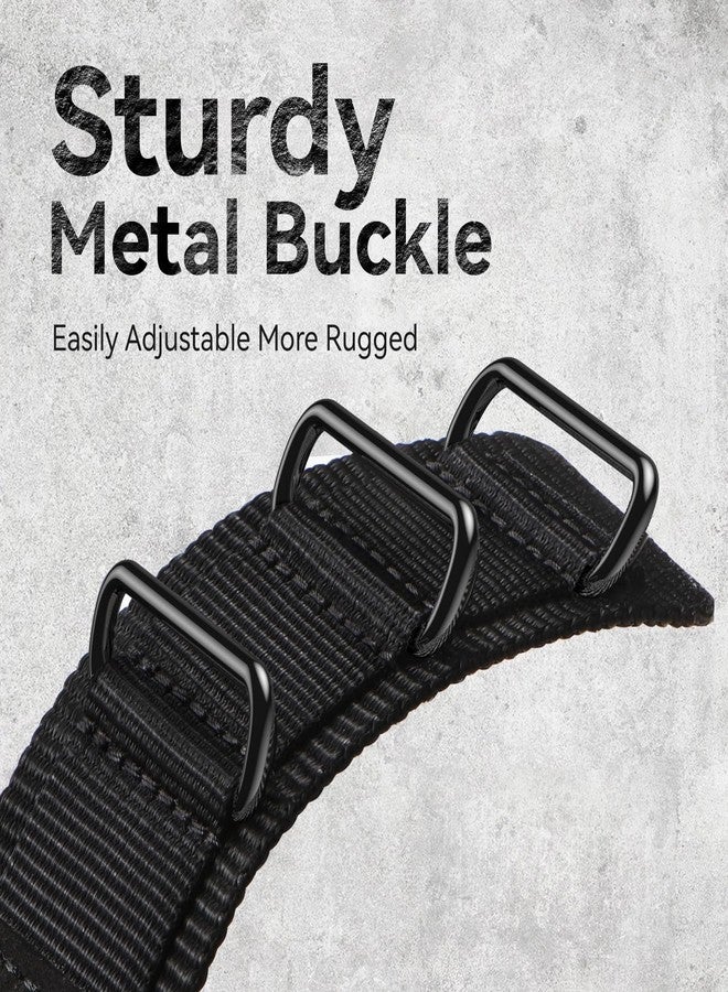 SUNFWR حزام نايلون متين لساعات آبل ألترا 3&2&1 49mm 46mm 45mm 44mm 42mm للرجال، حزام تكتيكي عسكري بفيلكرو لسلسلة iWatch 11/10/9/8/7/6/5/4/3/2/1/SE - Image 4