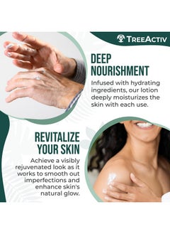 TreeActiv Rough And Bumpy Skin Lotion 8 Fl Oz With Hyaluronic Acid Shea Butter And Vitamin E Nourishing Lotion For Rough And Bumpy Skin Moisturizing Strawberry Legs Treatment For All Skin Types  - Image 4