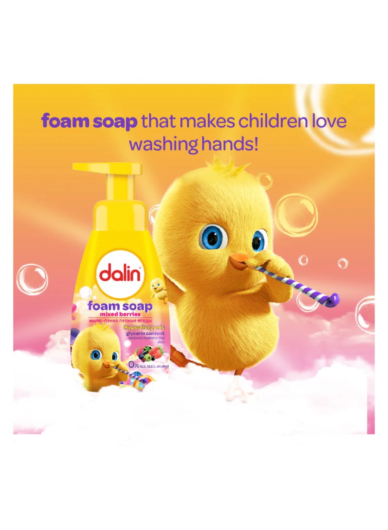 Dalin Foam Soap Mixed Berries 200 ML - Image 2