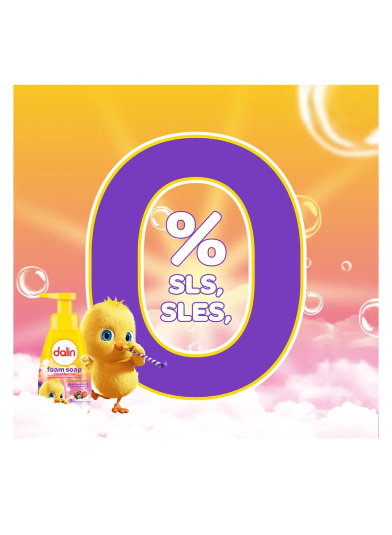 Dalin Foam Soap Mixed Berries 200 ML - Image 4