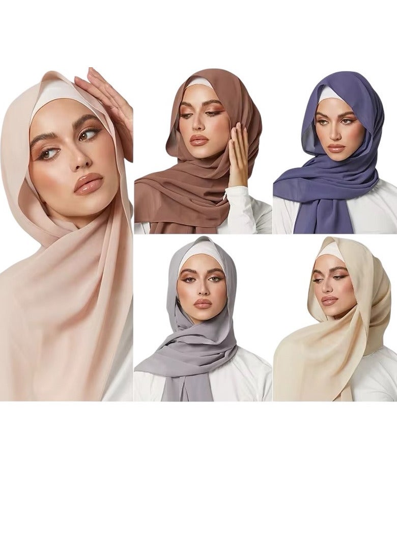 أولودينيز  حجاب شيفون أنيق للنساء - خفيف الوزن، مريح وأنيق - Image 4