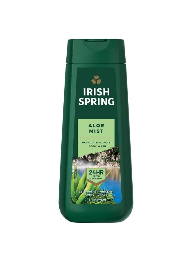 Irish Spring Body Wash Aloe Vera 18 Fluid Ounce (Pack Of 6) - Image 1