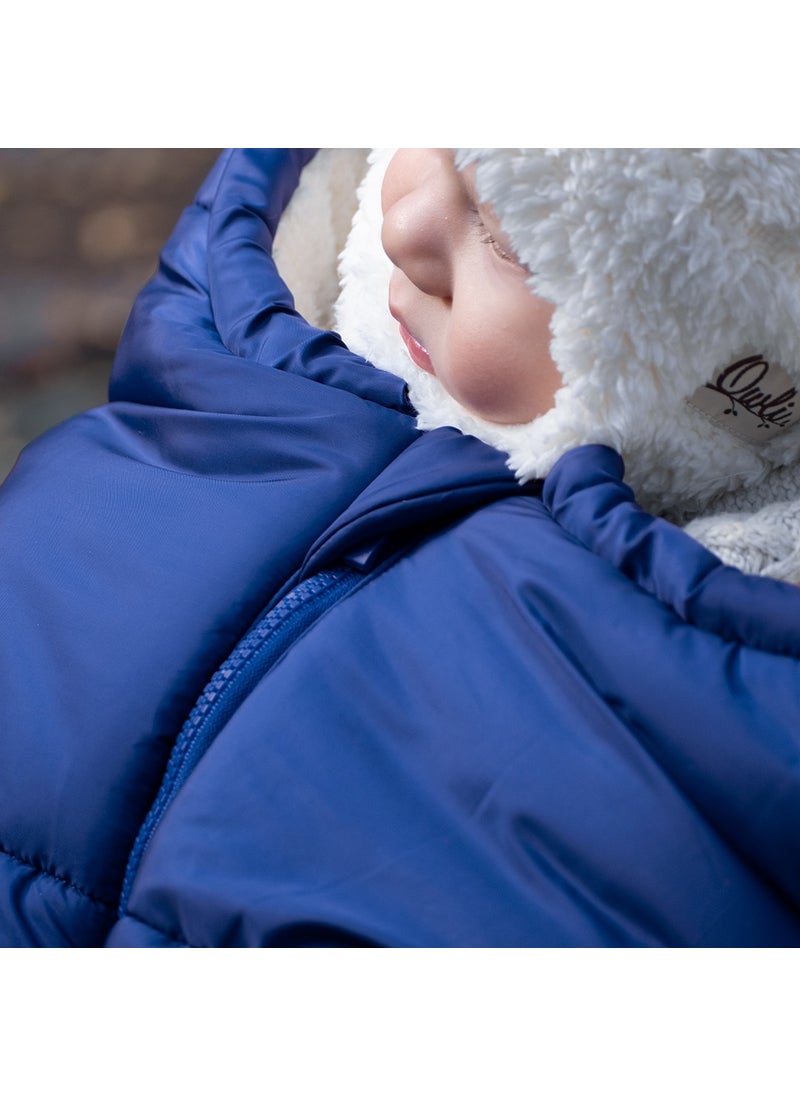Owli - Stroller Overalls Royal Blue 6-36 Months - Image 1