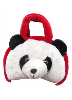 Tickles Tickles Panda Hand Soft Bag for Kids Girls Birthday Gift (Color: Red & White Size: 20 x 17 cm)  - Image 1