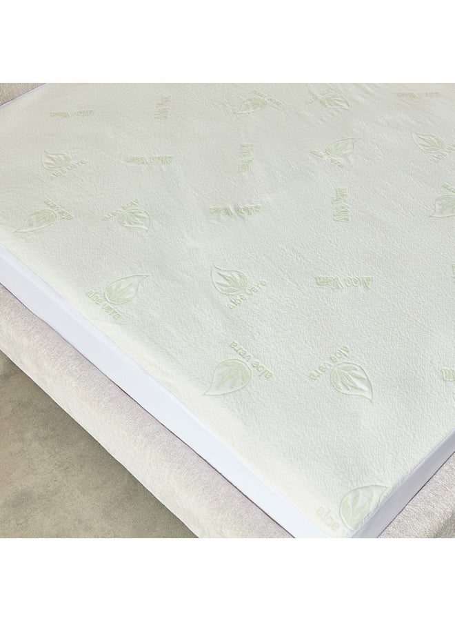 Home Box Aloevera Waterproof Olympic Queen Mattress Protector 200 x 33 x 160 cm  - Image 3