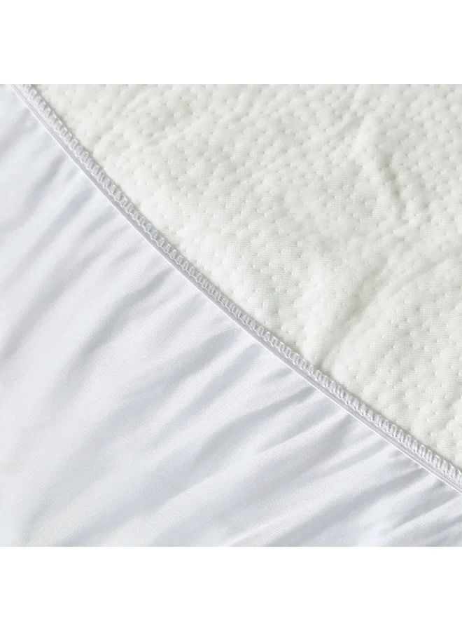 Home Box Aloevera Waterproof Olympic Queen Mattress Protector 200 x 33 x 160 cm