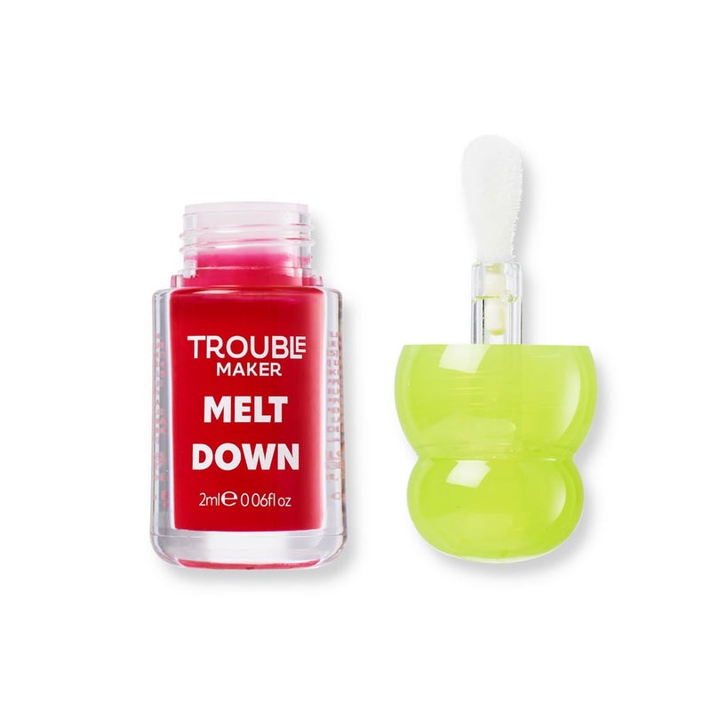 Trouble Maker Melt Down Lip Oil Overload Pink - Image 2