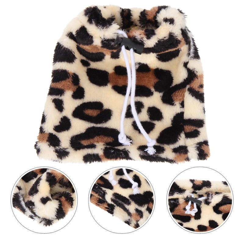 Leopard Print Warm Lizard Clothes Small Pet Costume For Bearded Dragon Reptile - Image 5