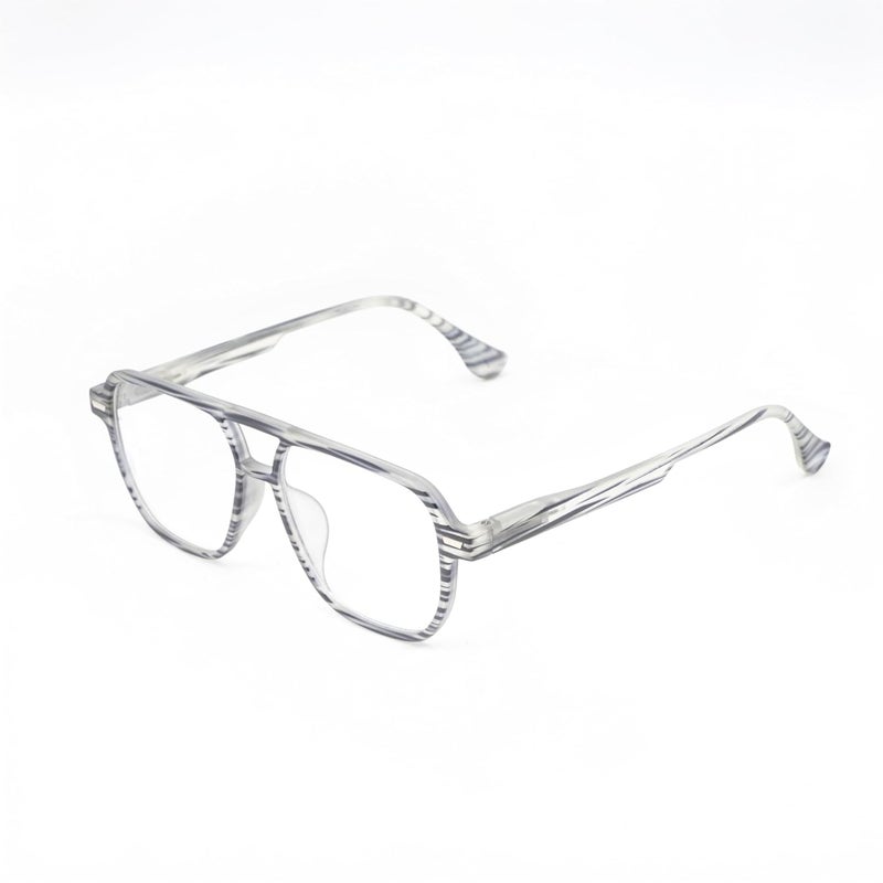 LENS+ Lensplus Aviator TR Full Rim Eyeglasses with Blue Cut Lightweight Unisex Eyewear for Men & Women | Stylish Computer & Daily Use Frame - Image 2