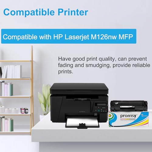 proffisy 88A Easy Refill Toner Cartridge 88A CC388A Cartridge Compatible with HP LaserJet Pro MFP M126nw Printer Cartridge-1PCS - Image 4