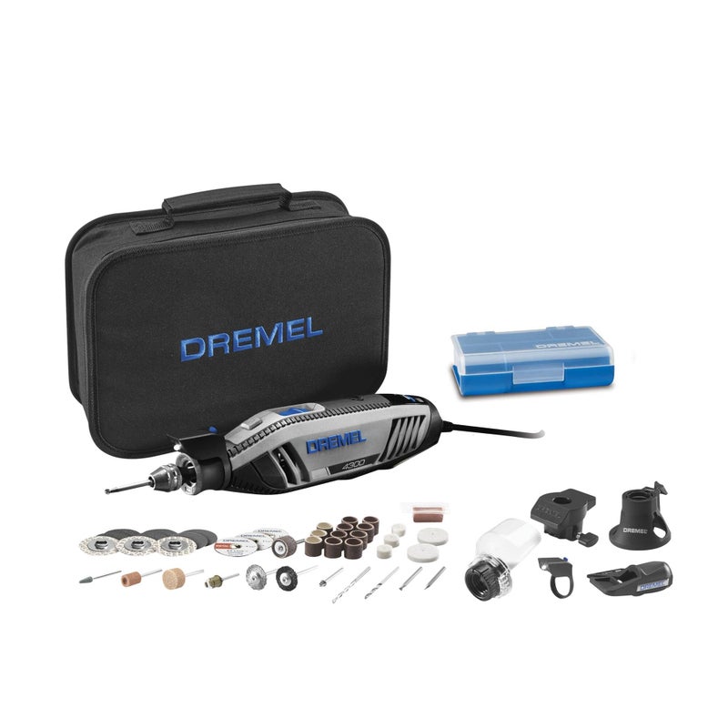 Dremel 4300-5/40 High Performance Rotary Tool Kit with LED Light- 5 Attachments & 40 Accessories - Ideal for Grinding, Cutting, Wood Carving, Sanding, and Engraving - Image 1