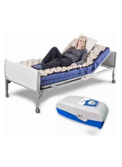Cool Baby COOLBABY Silent Alternating Air Pressure Mattress With Mattress Cover And Pump Inflatable Silent Mattress To Prevent Bedsores And Sore Treatment For Bedridden Patients  - Image 1