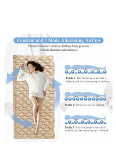 Cool Baby COOLBABY Silent Alternating Air Pressure Mattress With Mattress Cover And Pump Inflatable Silent Mattress To Prevent Bedsores And Sore Treatment For Bedridden Patients  - Image 4