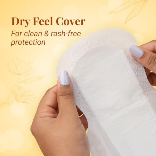 NIINE Dry Comfort Ultra Thin XL Sanitary Napkins for Heavy Flow |282mm Long| Suitable for Heavy Flow|Faster Absorption |Prevents Wetness & Leakage Free Biodegradable disposable bags|Pack of 5, 75 Pads - Image 3
