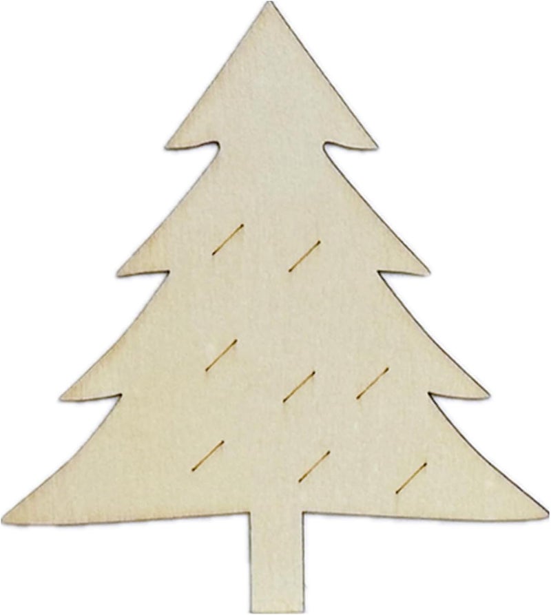 Pextian Christmas Tree Wooden Disc - Image 3