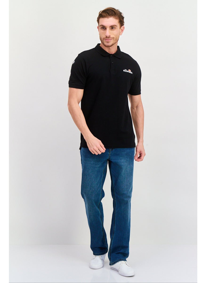 Men Regular Fit Embroidered Logo Short Sleeves Polo Shirt, Black - pzsku/Z01A3A13D9B9B3E9B8644Z/45/_/1737641973/b7356891-6325-4191-9fa1-77be05bb9615