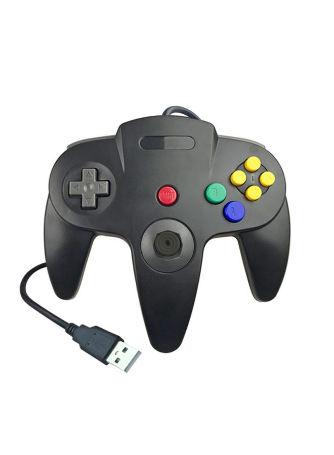 Neutral N64usb Gamepad N64usb Wired Handle N64 Shape Pc Handle Brand New Welcome - Image 1