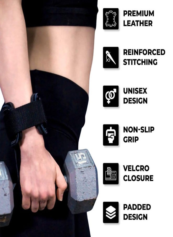 YAGHZU Weight Lifting Grips with Wrist Straps - Non Slip Lifting Straps for Weightlifting, Deadlifting, Powerlifting and Pull Ups, Padded Weight Lifting Gloves with Deadlift Straps for Women and Men - Image 3