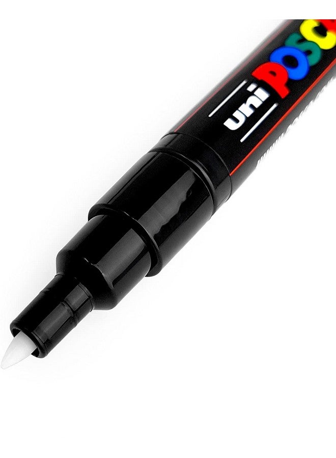 Posca - Ultra Fine to Fine Paint Marker Pens Set - PC-1MR, PC-1M, PC-3M - Black Ink - Pack of 3 - Image 5