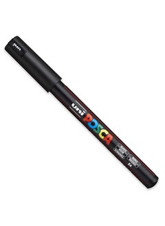 POSCA Posca - Ultra Fine to Fine Paint Marker Pens Set - PC-1MR, PC-1M, PC-3M - Black Ink - Pack of 3  - Image 2