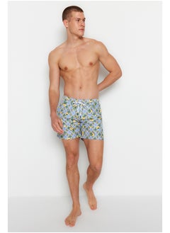 trendyol Multicolored Men's Standard Size Swim Shorts TMNSS23DS00002  - Image 3