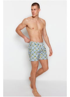 trendyol Multicolored Men's Standard Size Swim Shorts TMNSS23DS00002  - Image 2