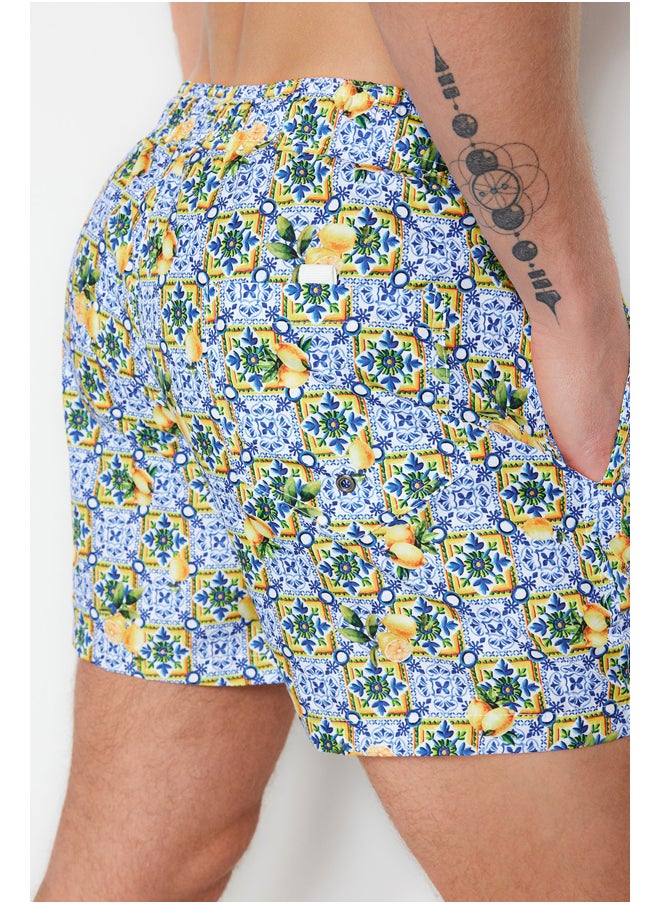 trendyol - Multicolored Men's Standard Size Swim Shorts TMNSS23DS00002 - Image 1
