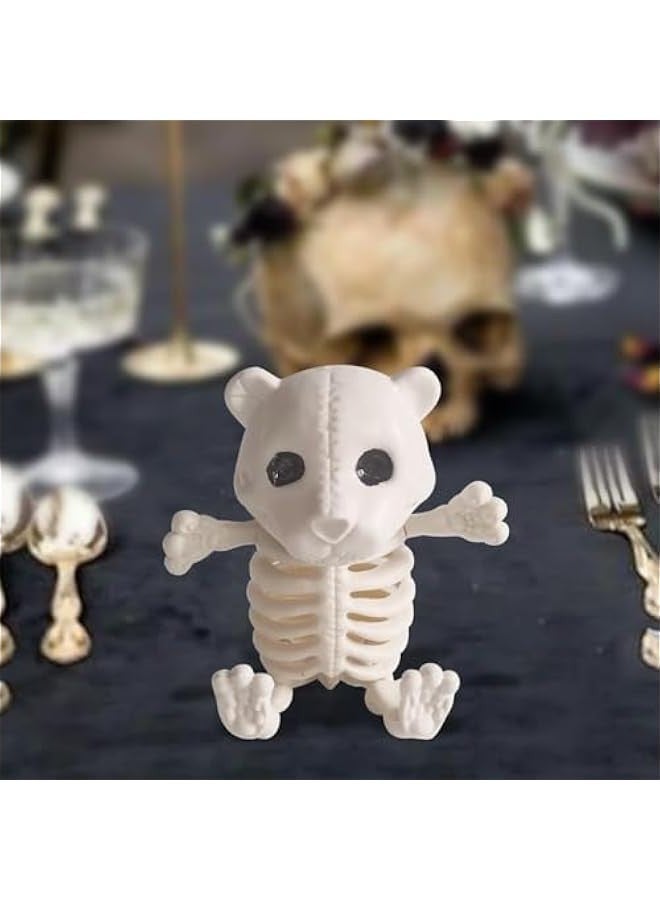 PVC Bear Skeleton Decoration  Skeleton Bear Bones Lifelike Charming Indoor Decoration for Hallowmas Decoration Haunted House Party - Image 5