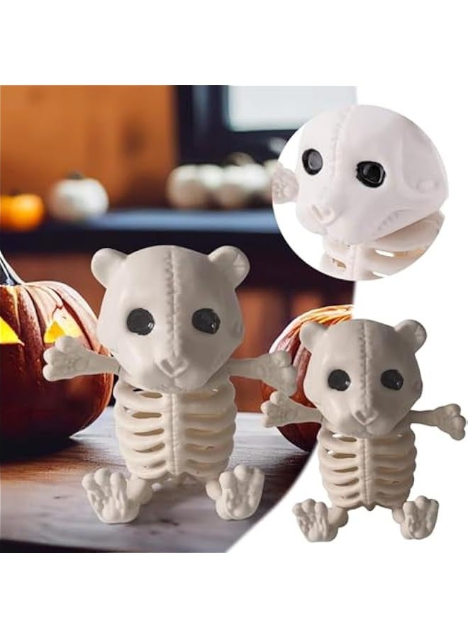 PVC Bear Skeleton Decoration  Skeleton Bear Bones Lifelike Charming Indoor Decoration for Hallowmas Decoration Haunted House Party - Image 1