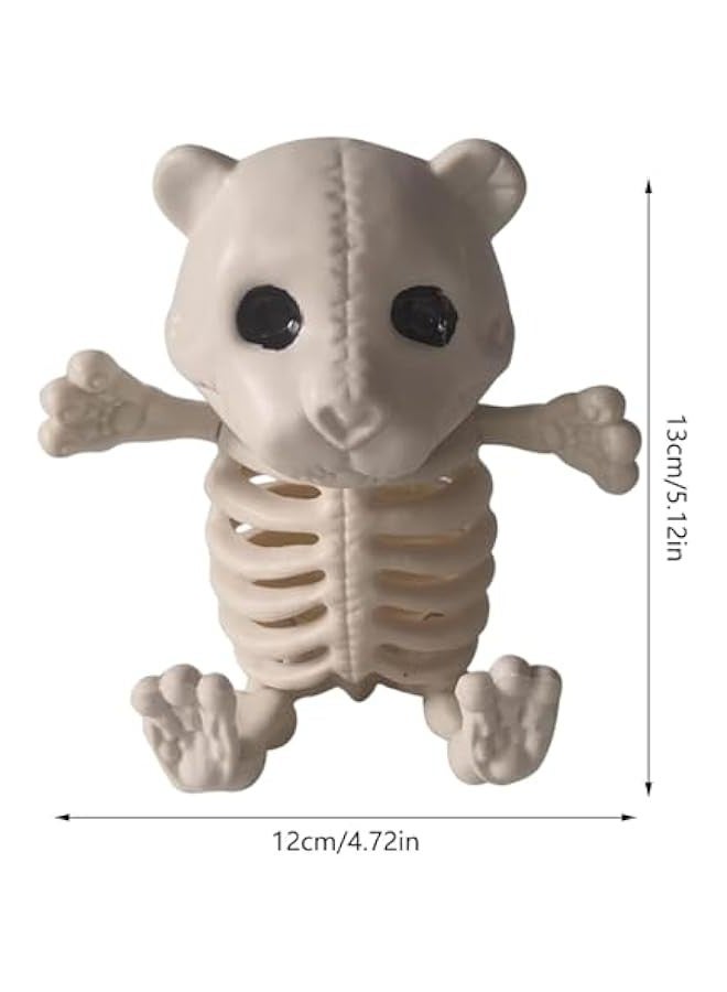 PVC Bear Skeleton Decoration  Skeleton Bear Bones Lifelike Charming Indoor Decoration for Hallowmas Decoration Haunted House Party - Image 2