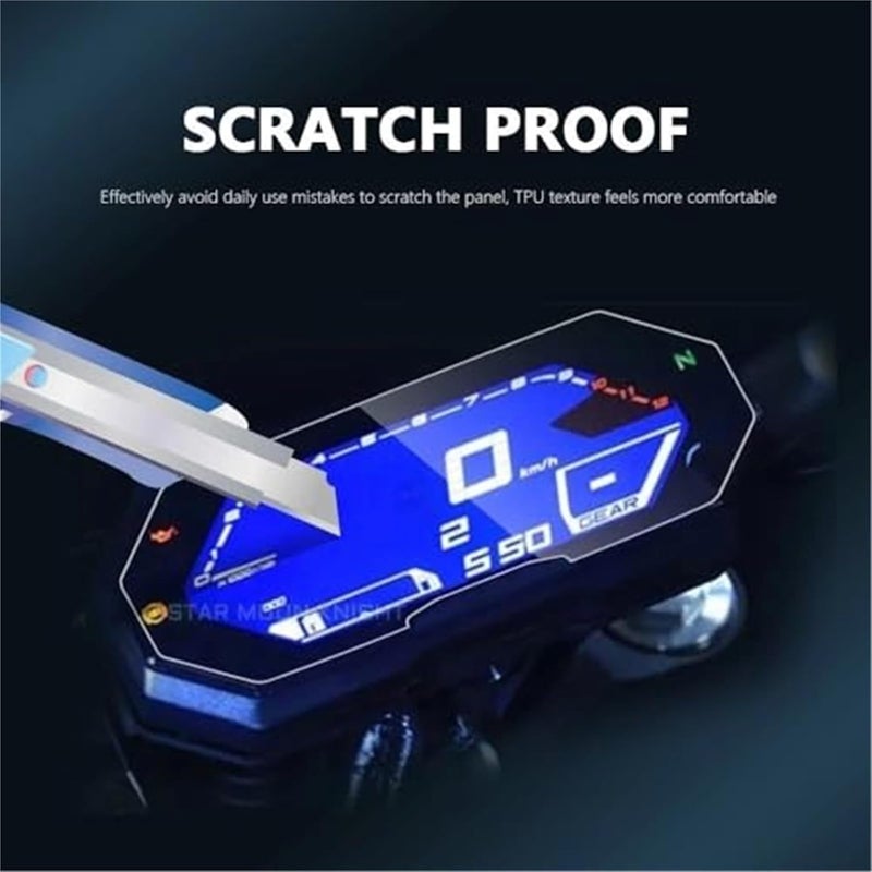 QASULER Motorcycle Screen Protector for MT-07 FZ-07 - Image 3