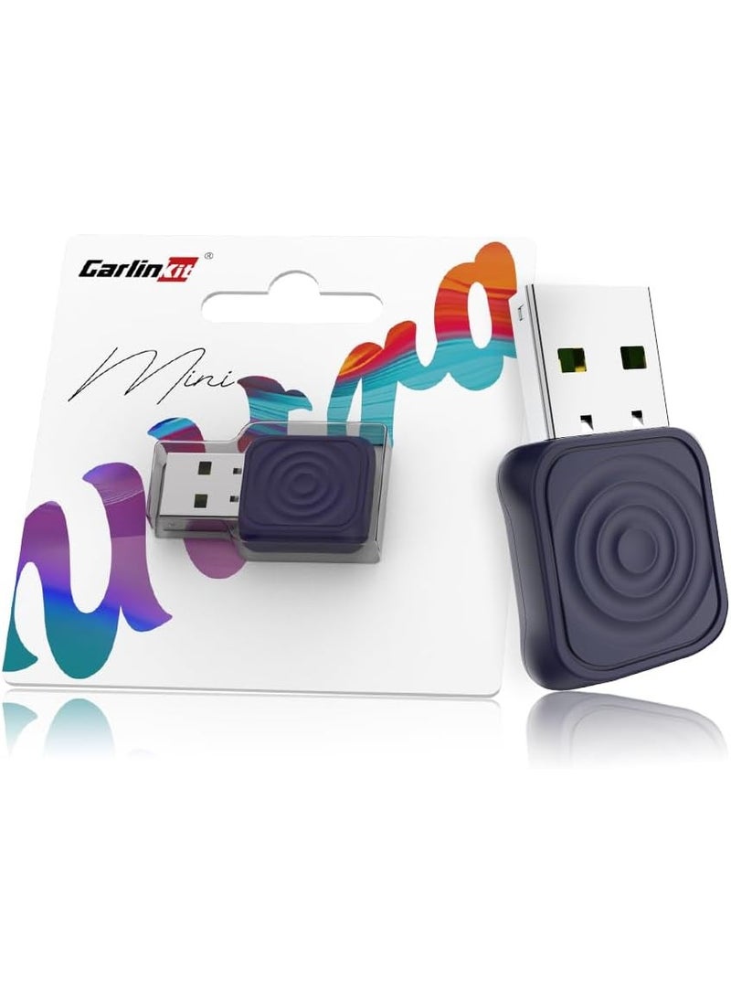 2 in 1 Wireless CarPlay Adapter, Mini Wireless Converter for iPhone and Android, Converts Wired CarPlay and Android Auto to Wireless, Plug and Play, Ultra Mini Design