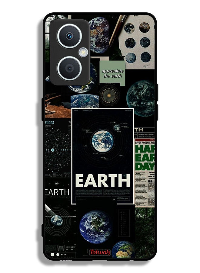 Tolwak - Oppo A96 5G (China) Protective Case Cover Earth - Image 1
