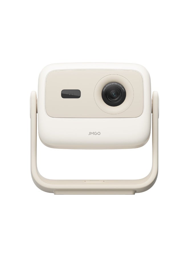 جمجو بروجكتور N1S Nano المحمول – دقة FHD 1080p، يعمل بتقنية DLP، مرخّص من Netflix، مزوّد بحامل مدمج قابل للتعديل، سطوع 460 لومن ISO، مزايا التكيّف مع الشاشة، ومكبرات صوت مزدوجة 5 واط - Image 1