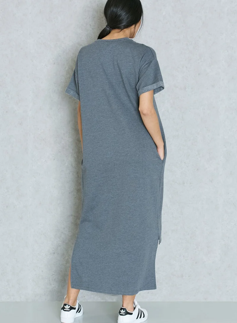 Native Youth High Low T-Shirt Dress