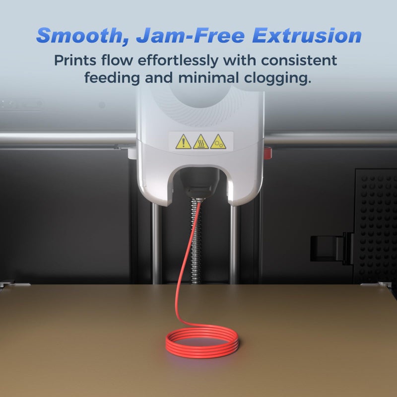 FLASHFORGE Rapid PLA Filament 1.75mm +/- 0.02mm Yellow to Pink Gradient, Max 500mm/s High Speed Printing, 3D Printer Filament 1kg(2.2lbs), Changing Colors with Light - Image 4