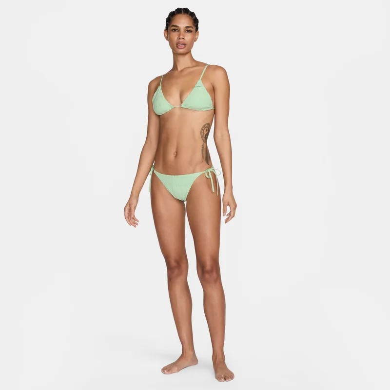Nike Green Women's Swim Retro Flow Bikini Top for Women | Best Price UAE