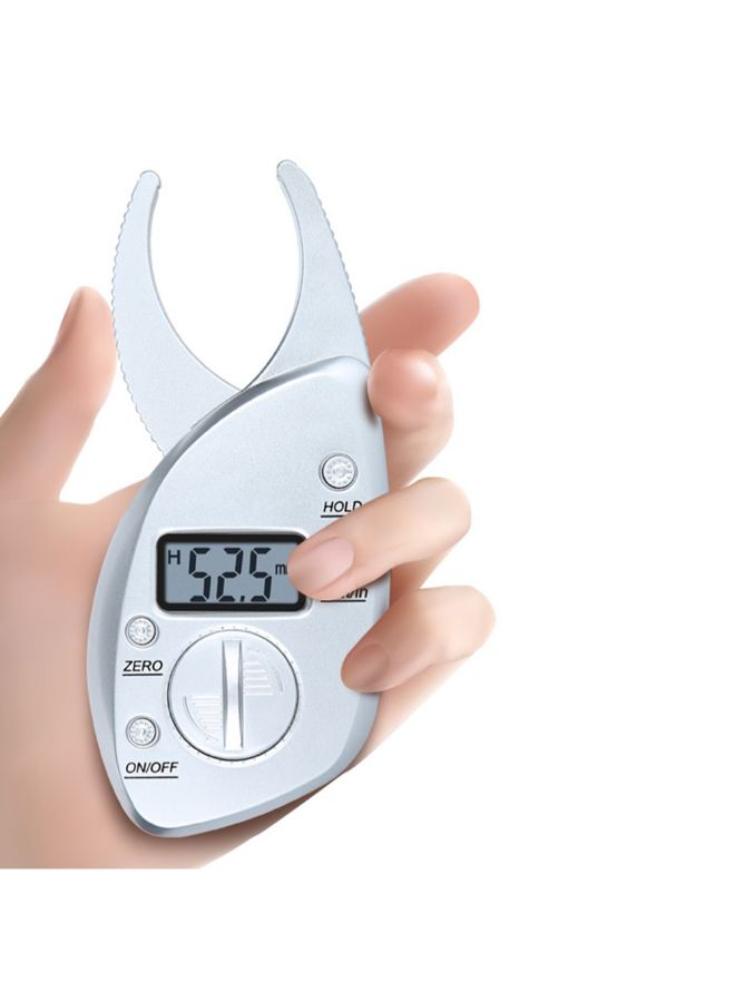 جهاز قياس سماكة رقمي؛ لقياس نسبة الدهون فضي 11 x 6.5Ø³Ù†ØªÙŠÙ…ØªØ± - Image 2