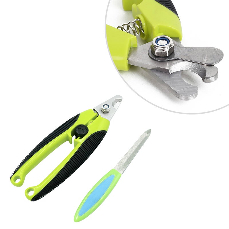 Stainless Steel Dog Nail Clipper Pattern Dogs Cutter Cat Trimmers Puppy Nail Scissors with Nail File Pet Toe Grooming - Image 3