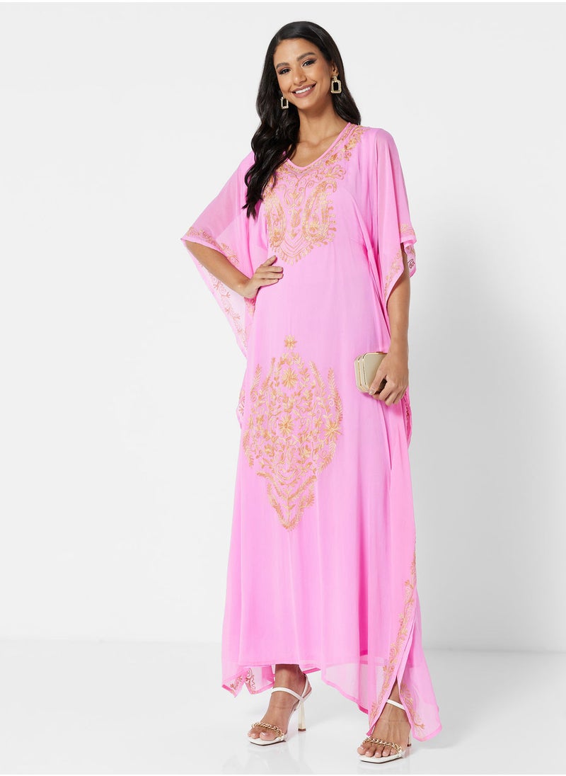ARABIAN CLOSET EMBROIDERED KAFTAN  - Image 4