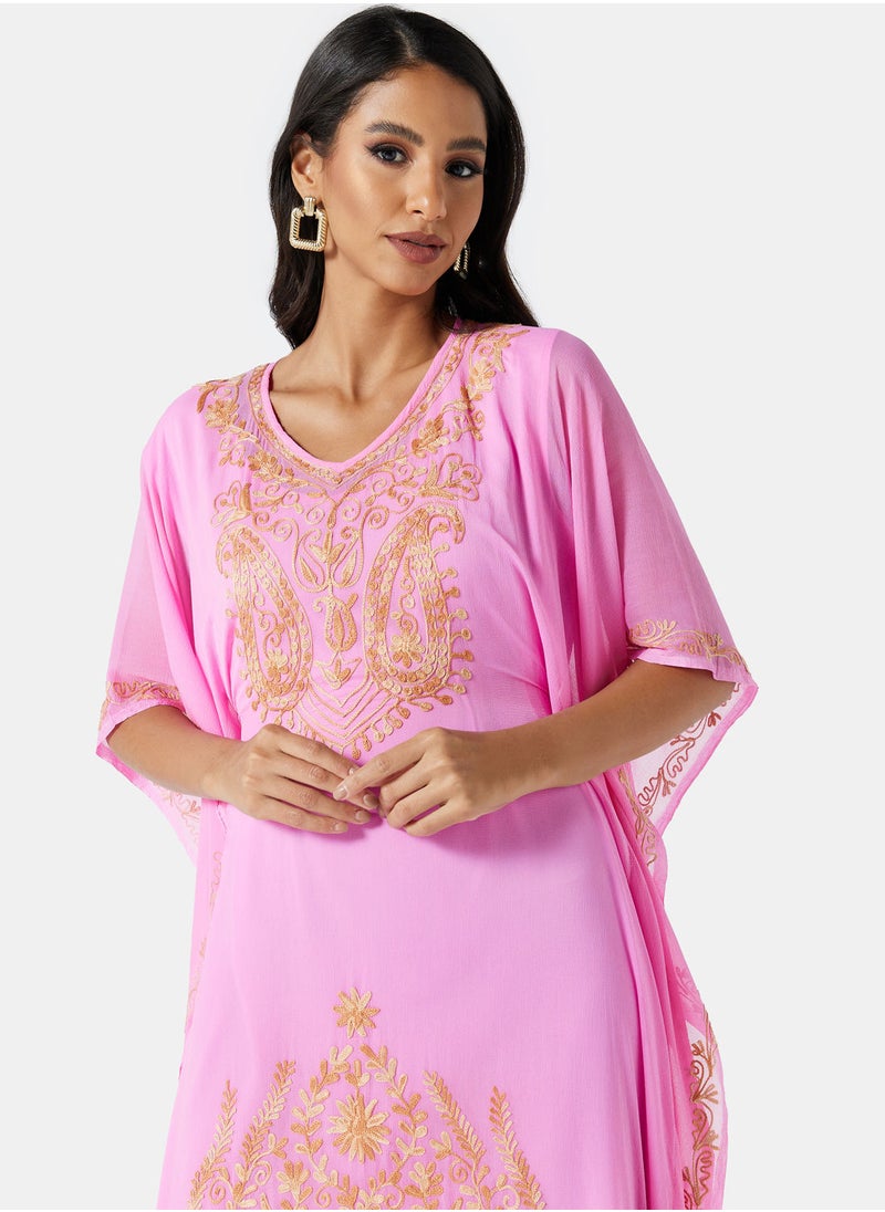 ARABIAN CLOSET EMBROIDERED KAFTAN  - Image 3
