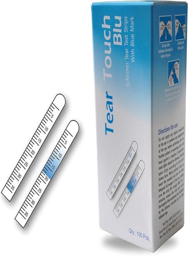 KASHSURG شرائط اختبار الدموع من كاشسورج شيرمر، 100 شريط (معقمة) - Image 1