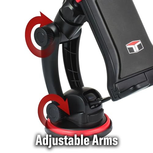 Custom Accessories Tuff Tech Super Stick Windshield and Dash Mount Phone Holder, Universal Car Phone Holder - Image 5