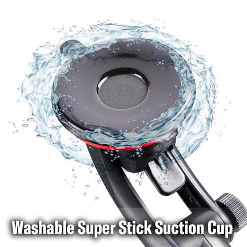Custom Accessories Tuff Tech Super Stick Windshield and Dash Mount Phone Holder, Universal Car Phone Holder - Image 4