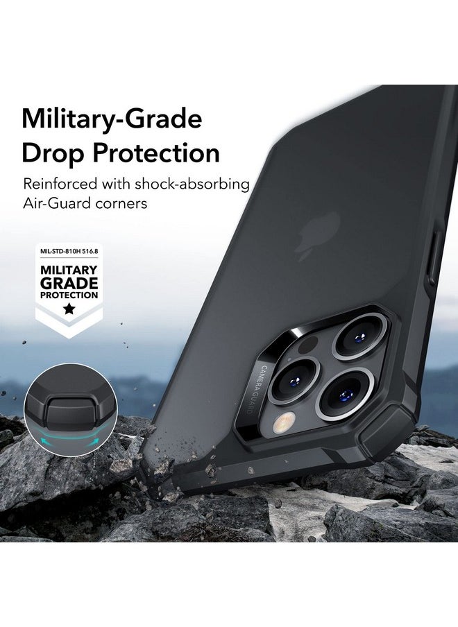 اي اس ار جراب ESR لهاتف iPhone 14 Pro Max، حماية من السقوط بدرجة عسكرية، زوايا حماية هوائية مقاومة للصدمات، جراب هاتف TPU، مضاد للاصفرار، مقاوم للخدش، جراب خلفي صلب من الأكريليك، أسود غير لامع  - Image 3