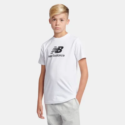 نيو بالانس تيشيرت جيرسي ستاكد لوجو للأطفال