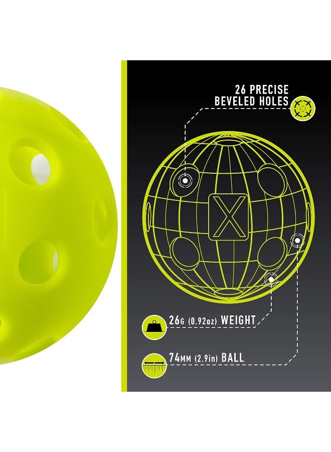 Franklin Sports X-26 Indoor Pickleballs - 100 Pack - Image 2