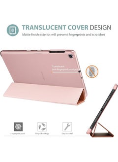 Procases Galaxy Tab A 10.1 Case 2019 Model T510 T515 T517 Slim Lightweight Stand Case Shell Cover For 10.1 Inch Galaxy Tab A Tablet Sm T510 Sm T515 Sm T517 2019 Release Rosegold  - Image 4
